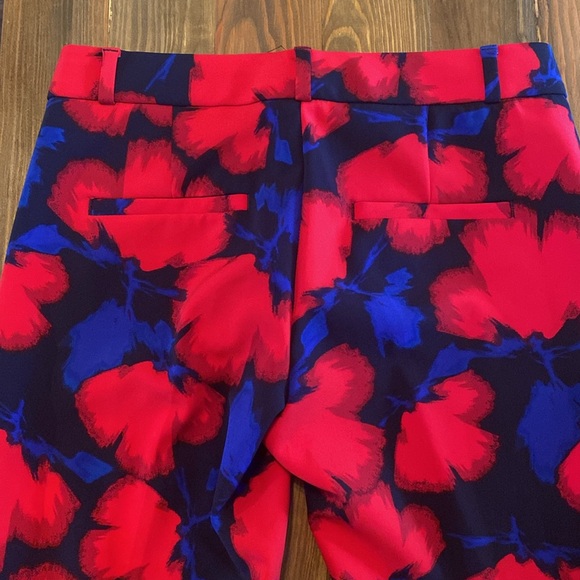 Banana Republic Ryan floral poppy sateen slim pants - Picture 8 of 8